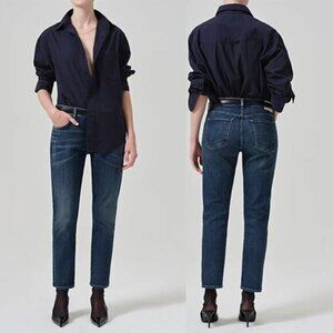 NEW Citizens of Humanity Emerson Mid Rise Relaxed 27" Jeans Women's Size: 32